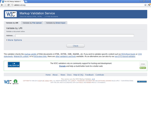 W3C Markup Validation Service