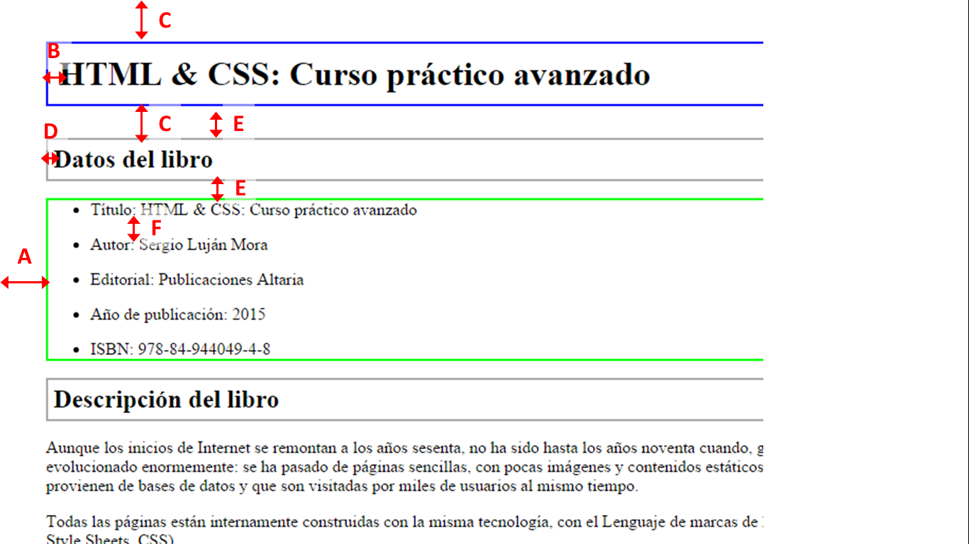 Ejercicios - Modelo caja 2 - HTML & CSS: Curso práctico avanzado